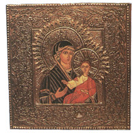 Virgen   (topaztienda) Tags: Iconos repujado metales
