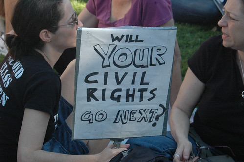 Will Your Civil Rights Go Away - San Rafael Anti-Prop 8 Rally 11-15-08