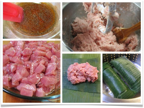 Vietnamese ham- Chả lụa method