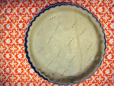 The dough of a mini tart