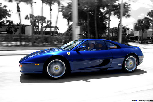 TDF Blue Ferrari 355 F1