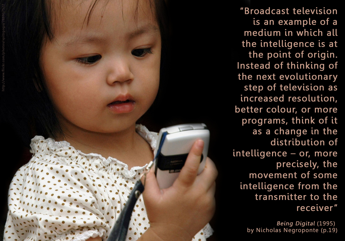 moving intelligence through media