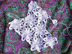Sequential Motif Crochet in Progress