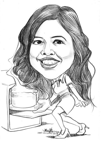 Caricature for SIA baking theme