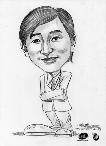 Caricatures Web in Travel 2008 Michael Yap