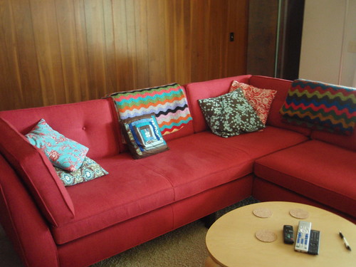 New Red Couch