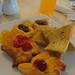 Buffet Breakfast at Boracay Regency: Pastries on my bf's plate