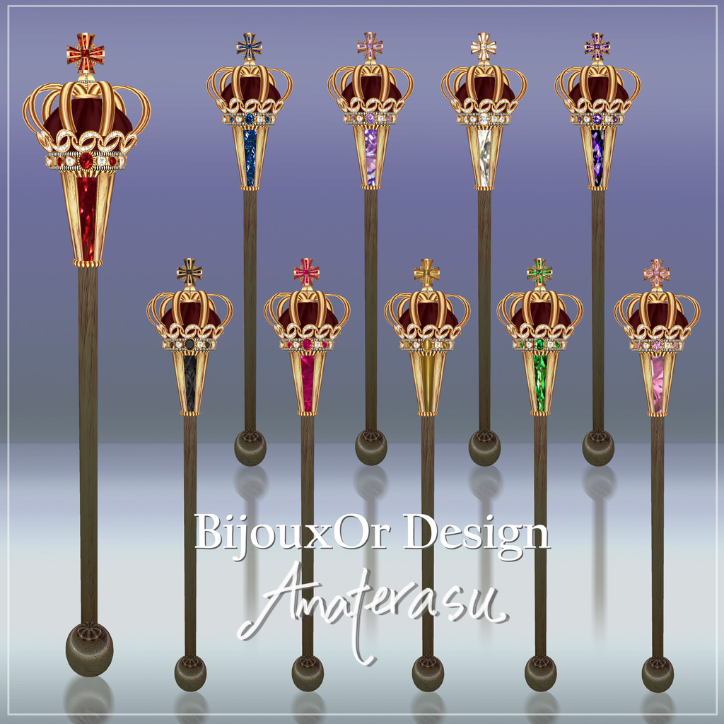 Princess Amaterasu scepter gold