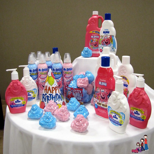 A variety of Mr Bubble products
