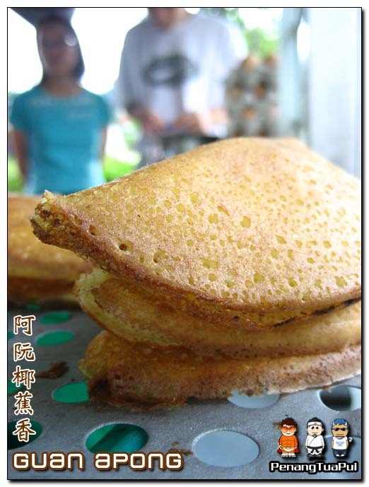 Penang Food, Pan Cake, Guan Apong, Burmah Road, Hawker food