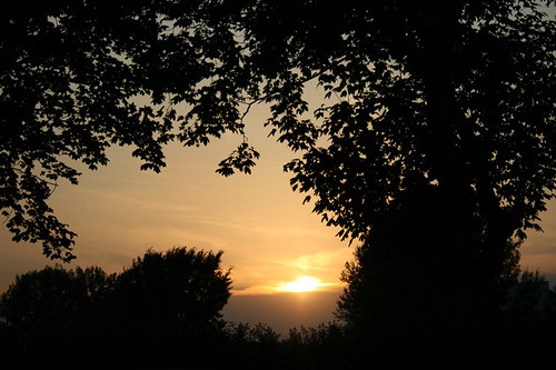 Sonnenuntergang Ende August 01