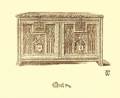22- Muebles estilo gotico S. XV- Arcón