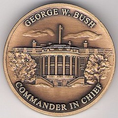 George W. Bush Challenge Coin Obverse