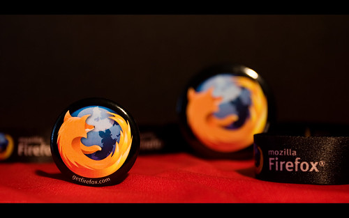 Mozilla Firefox black pins