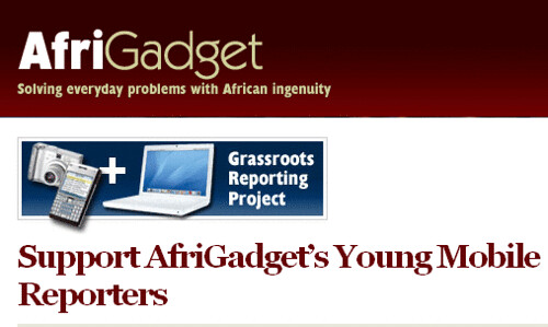 Afrigadget - young mobile reporters!