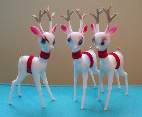 round head white reindeer by artgoodieshome
