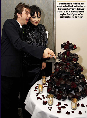 Cupcakes Take The Cake Even obscure celebrities have wedding cupcakes