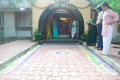 Navratri ceremony before the Avert Society