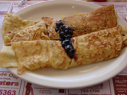 Blueberry Crepes from Rolly's Diner