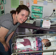 Laura Beth at the NICU
