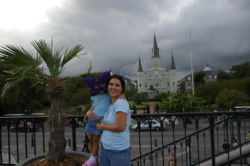 Addie and I at Jackson Square