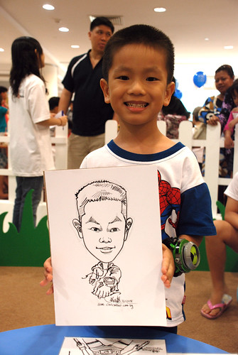 caricature live sketching for West Coast Plaza day 2 - 10