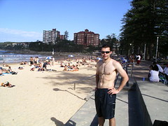 Corey at Manly Beach