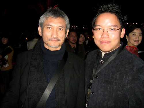 With Tsui Hark (and behind me was Brigitte Lin!), Dubai Film Fest 2008 Closing Ceremony