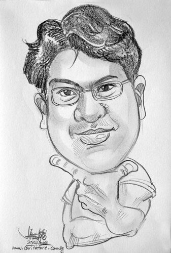 Caricature pencil WaveSecure TenCube 6
