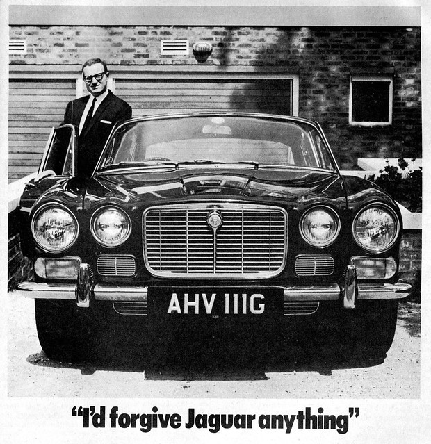 auto bw 1969 vintage advertisement advert jaguar xj jcar