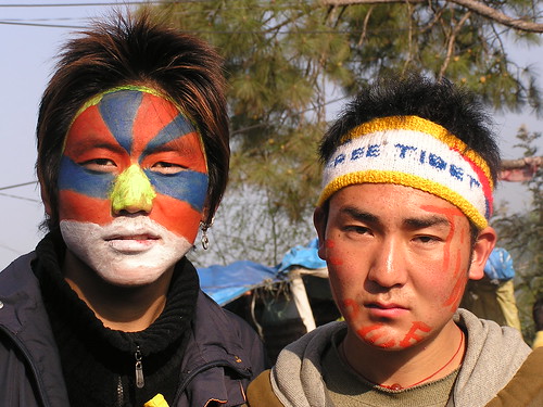 Peaceful Tibetan celebrations, Dharamsala, India, 10 March 2008