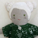 Plain Jane  Cloth  Dolly - Linnea the Crocheta + Extra Dress!