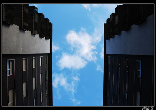 Sky in the buildings