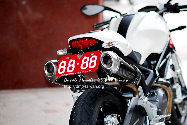 Ducati Monster 696 White. And I think even the white one