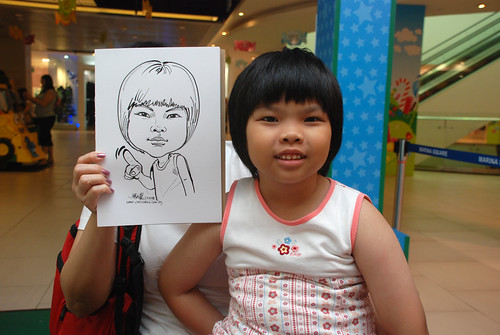 Caricature live sketching for Marina Square Day 2 - 18