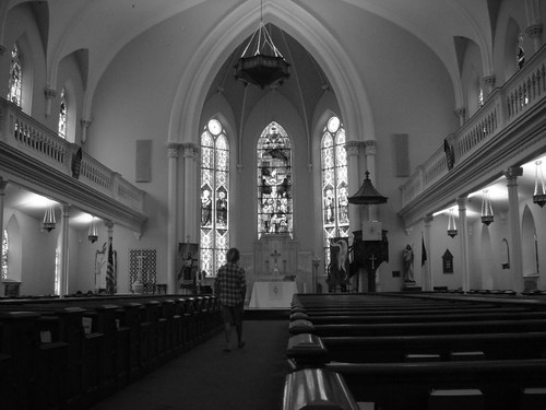 Empty church in Charleston.