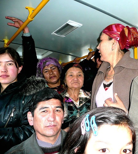 Crowded Bus - Urgut, Uzbekistan