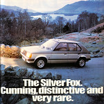 Talbot Horizon Silver Fox retro car magazine advert