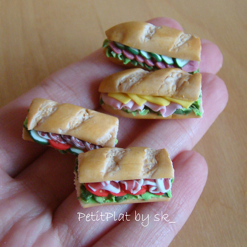 Miniature Food Sandwiches par PetitPlat by sk_