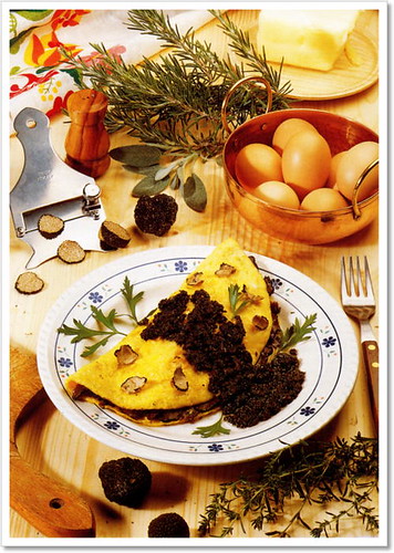 foto delle omelette con i funghi