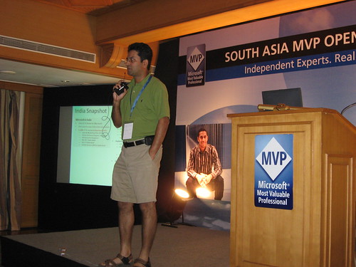 Tanuj Vohra from Microsoft IDC, Hyderabad by baxiabhishek.