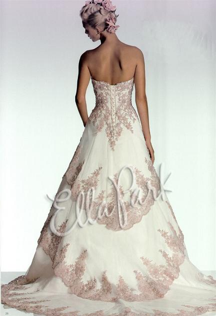 Laceup back Posted by wedding dress at 1159 PM Labels Pink wedding 