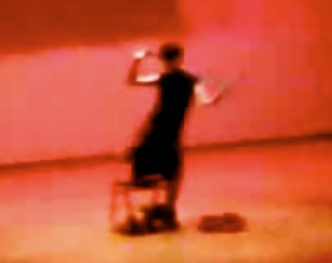 TPJC student, Sylvester Goh doing a striptease