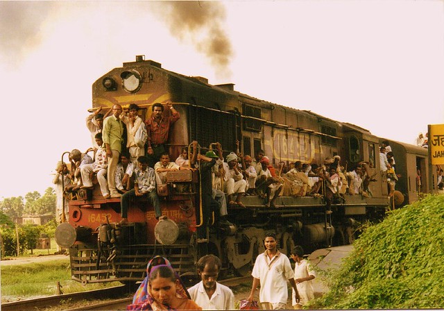 Taking the train in India