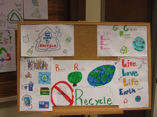 earth day posters by children. Recycling posters