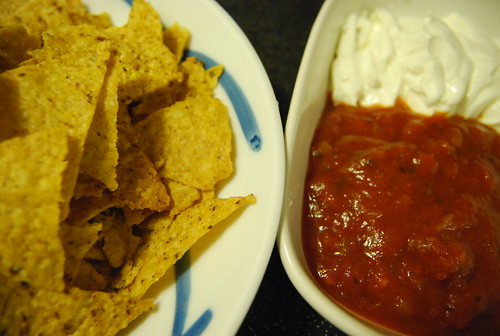 Organic chips with dip