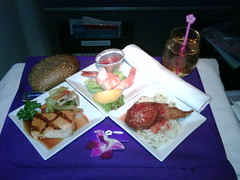 Hawaiian airlines first class meal