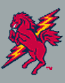 St John's Red Storm logo - Horse
