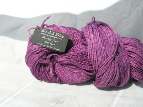Rio de la Plata sock yarn in Grape