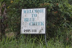 Blue Creek, pop 232
